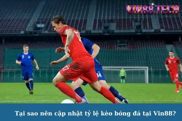 Tại sao nên cập nhật tỷ lệ kèo bóng đá tại Vin88?