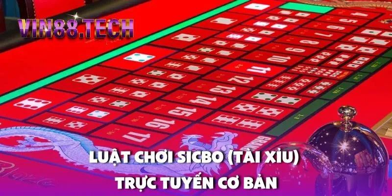 Luật chơi Sicbo (Tài Xỉu) trực tuyến cơ bản